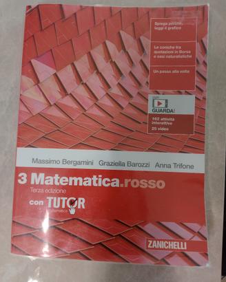libro di matematica "matematica rosso 3"