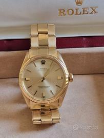 Rolex Oyster Ref.1005 34mm Full Gold CERTIFICATO