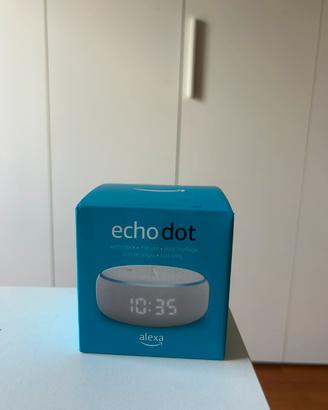 Echo Dot 3 Con Orologio Bianco