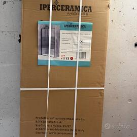 Porta Doccia Scorrevole Iperceramica Arek 100 Nero