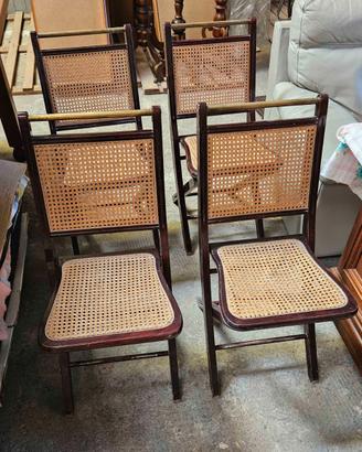 Sedie design vintage pieghevoli