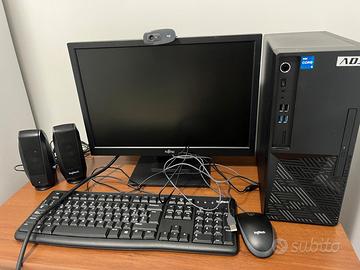 computer fisso postazione completa