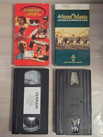 2 VHS da Collezione: Ferrari, Formula 1, Olimpiadi