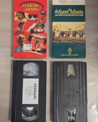 2 VHS da Collezione: Ferrari, Formula 1, Olimpiadi
