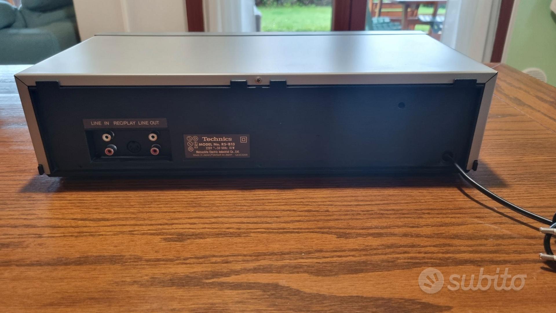 Technics RS-M1 Stereo Cassette Deck condensed into a hand-held size Japan BLACK