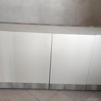 Mobile sala/soggiorno/cucina bianco e betulla