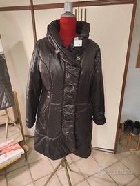 Piumino lungo donna nero elegante taglia L