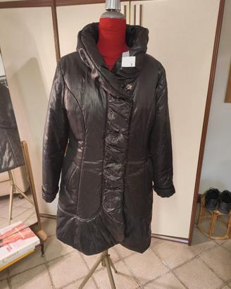 Piumino lungo donna nero elegante taglia L