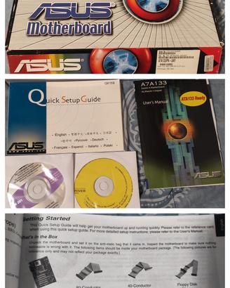 Mobo Vintage Asus A7A133 usata, non testata