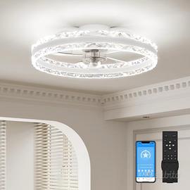 Lampada con ventilatore