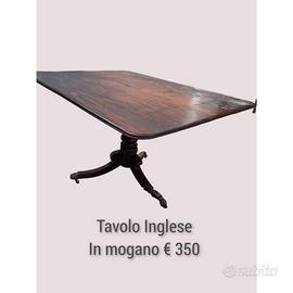 Tavolo Inglese in mogano