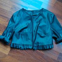 Giacca in similpelle bambina 