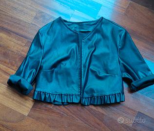 Giacca in similpelle bambina 