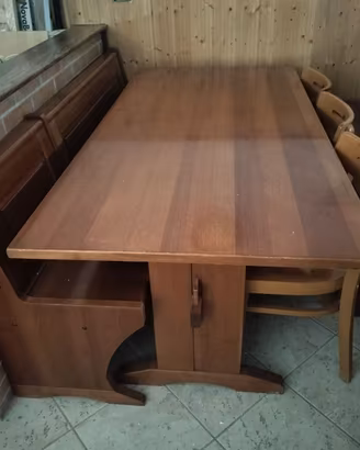 Tavolo Scavolini per taverna + panca e 3 sedie