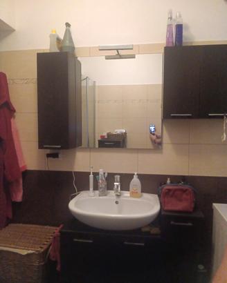 bagno completo di mobili e specchio 