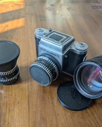 Pentacon Six TL + Kit Carl Zeiss Jena (50/80/180)