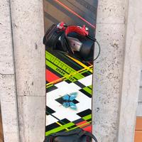 Tavola snowboard Volkl Spark 156 con attacchi