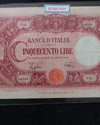 Banconota 500 lire Barbetti 