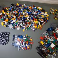 LEGO originali 3kg + set + 20 minifigure