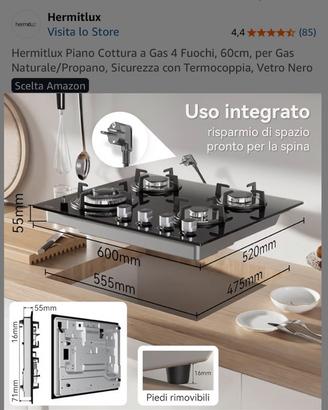 Vendi piano cottura