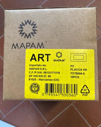 Placca 4M MAPAM TOT8004-9