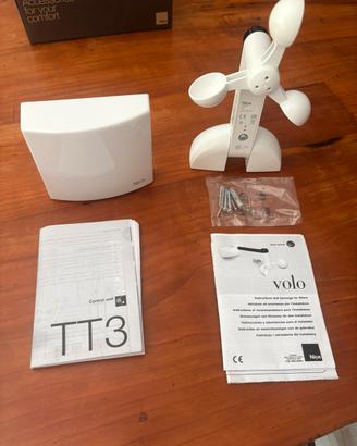 NICE VOLO+TT3 nuovi sensore Vento Sole x Tende