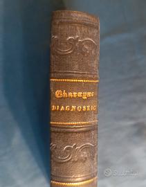 Libro Antico Medicina 1866 La Clef du Diagnostic 