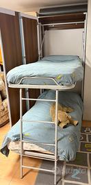 Letto a castello a scomparsa