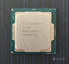 CPU Intel i3-8100