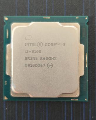 CPU Intel i3-8100