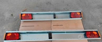 BARRA POSTERIORE FARI FANALI RIMORCHIO CARRELLO 