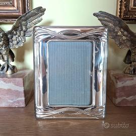 Cornice Portafoto in Argento 925 massiccio anni 70