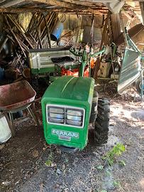 Motocoltivatore Ferrari con carrello