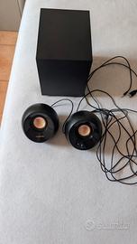 casse creative pebble con subwoofer 