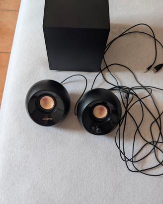 casse creative pebble con subwoofer 