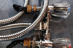 Miscelatore per doccia camper doppio comando 