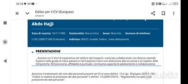Autista patenti c ce cqc
