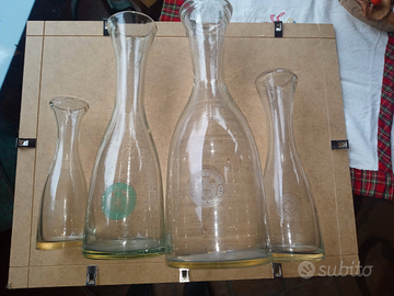 Collezione di caraffe con stemma reale primi 900