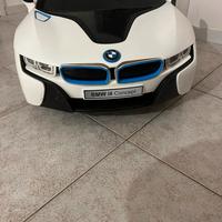 Macchina elettrica bmw i8 bianca bambini