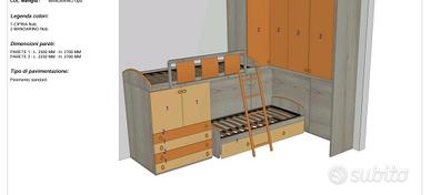 Stanzetta con 3 letti.. subito disponibile 