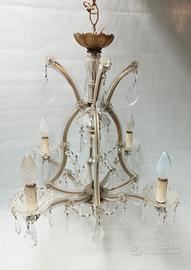 Lampadario anni 50 Maria Teresa Art decò 