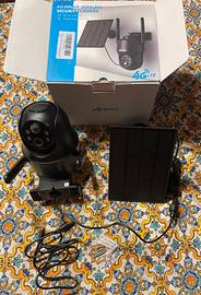Telecamera Wi-Fi ANRAN con pannello solare NUOVA