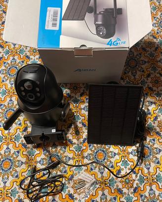 Telecamera Wi-Fi ANRAN con pannello solare NUOVA