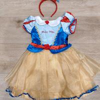 costume carnevale Biancaneve 2 anni
