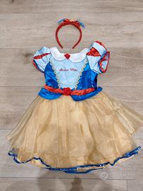 costume carnevale Biancaneve 2 anni