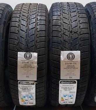 4 gomme e cerchi vw 215 60 17c continental a35536