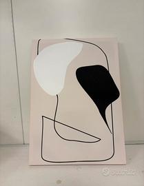Quadro su tela astratto minimalista