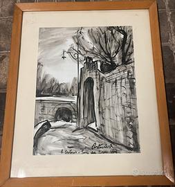 Antonio asturi quadro dipinto
