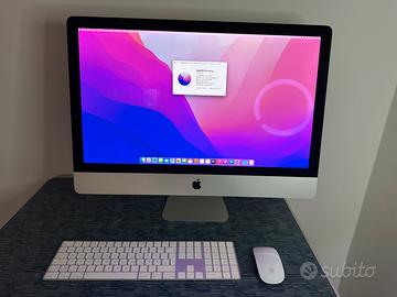 iMac 2017 27” 5k Garanzia 12 Mesi Apple Fattura
