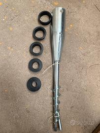 Foratore manuale e porta palo